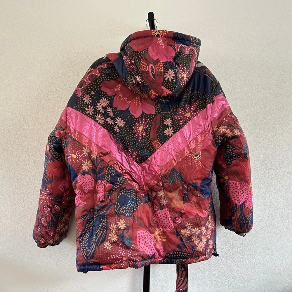 FARM Rio Multicolor Patterned Puffer Jacket - Picture 6 of 16